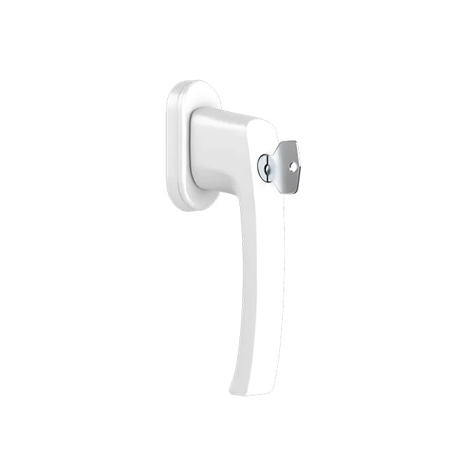 Window handle with a key - NEVADA (RAL9016)